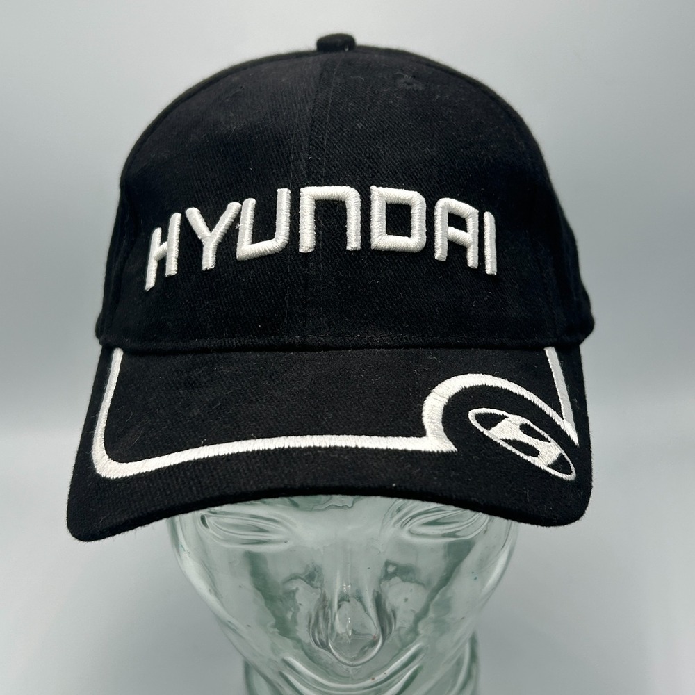 Auto Hyundai Embroidered Symbol Baseball Cap Black Hat Men Women Outdoor Sports